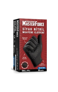 HAS-PET MASTERFORCE SİYAH ELDV. ORTA BOY 50 Lİ HAS-PET MASTERFORCE SİYAH ELDV. ORTA BOY 50 Lİ