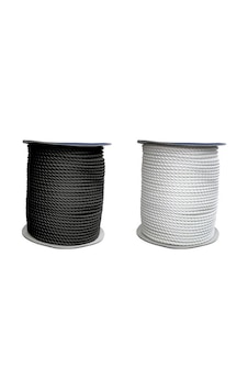Cabo Bağlama Halatı Üç Telli Çift Bükümlü Kalınlığı 14 Mm Beyaz
