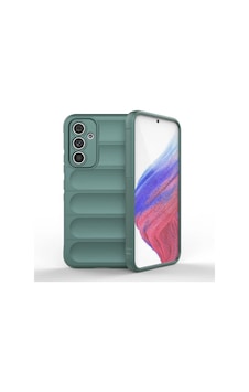 Samsung Galaxy Uyumlu A54 Kılıf Esnek Tpu Oyuklu Arka Yüzey Tasarımlı Zore Etnik Silikon Kapak Koyu Yeşil Samsung Galaxy Uyumlu A54 Kılıf Esnek Tpu Oyuklu Arka Yüzey Tasarımlı Zore Etnik Silikon Kapak Koyu Yeşil