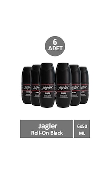 Jagler Man Roll-on Black 50 Ml 6 Adet Jagler Man Roll-on Black 50 Ml 6 Adet
