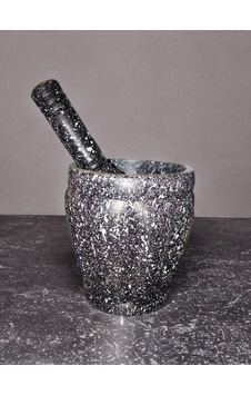 Granit Görünümlü Havan Ve Tokmak Seti, Baharat Öğütücü, Sarımsak Ezici, Çok Amaçlı Mutfak Havancısı, Ant