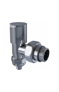 Radyatör Vanası 12 Krom Köşe Pex Metal Volanlı 16 2mm Boru Bağl. Rakorlu