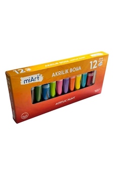 Miart Akrilik Boya Seti 15 Ml.x 12 Renk Tüp En71-3