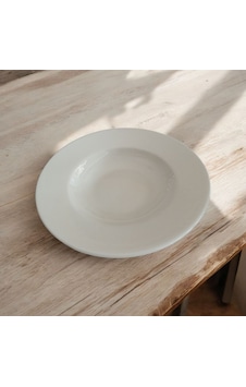 Maqrib Porselen Irmak Yemek Tabağı 21 Cm
