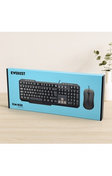 Kablolu Usb Klavye Mouse Seti Q Klavye, 1200 Dpı Diğer