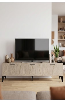 Goldfalez Royal Tv Sehpası Suntalam Ekru 160x35 15x25cm