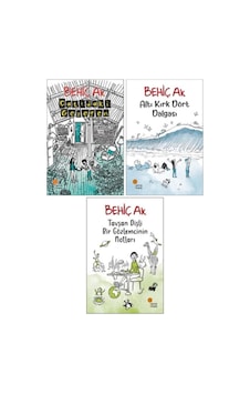 Behiç Ak Çocuk Romanları 3 Kitap Set - Çatıdaki Gezegen - Altı Kırk Dört Dalgası - Tavşan Dişli Bir Behiç Ak Çocuk Romanları 3 Kitap Set - Çatıdaki Gezegen - Altı Kırk Dört Dalgası - Tavşan Dişli Bir
