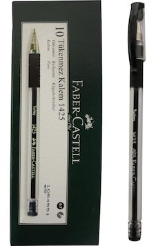 Faber Castell 1425 Igne Uc Tukenmez Sıyah 10Lu Faber Castell 1425 Igne Uc Tukenmez Sıyah 10Lu