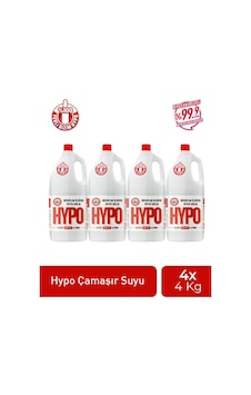 Hypo Çamaşır Suyu 4 x 4 KG Hypo Çamaşır Suyu 4 x 4 KG