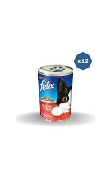 Felix Konserve Kedi Maması Sığırlı 400 Gr - 12 Adet Felix Konserve Kedi Maması Sığırlı 400 Gr - 12 Adet