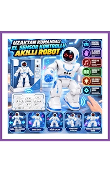 Bezos 606-34 Uzaktan Kumandalı El Sensor Kontrollü Akıllı Robot Bzoshb Bezos 606-34 Uzaktan Kumandalı El Sensor Kontrollü Akıllı Robot Bzoshb