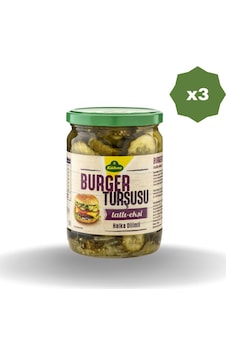 Kühne Halka Dilimli Burger Turşusu 580 Ml - 3 Adet Kühne Halka Dilimli Burger Turşusu 580 Ml - 3 Adet