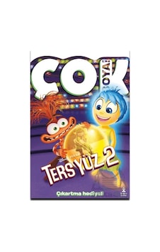 Ters Yüz 2 - Çok Boya Çıkartmalı Dev Boyama Kitabı