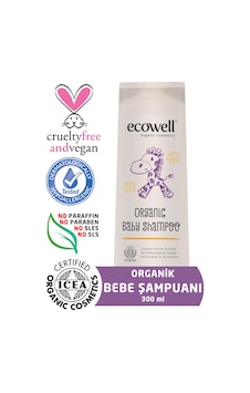 Ecowell Organik Bebe Şampuanı 300 ML Ecowell Organik Bebe Şampuanı 300 ML