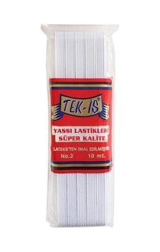 Tekis Lastik No:2 Yassı Lastik Şalvar Lastiği 10 Metre Diğer Tekis Lastik No:2 Yassı Lastik Şalvar Lastiği 10 Metre Diğer