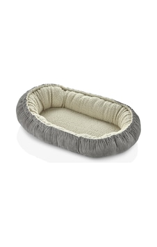 Babynest Peluş Yatak Antrasit