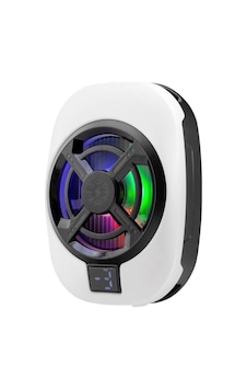 Telefon Buz Soğutucu Fan Isı Gösterge Led Beyaz Hdx4612 Telefon Buz Soğutucu Fan Isı Gösterge Led Beyaz Hdx4612
