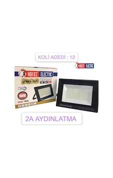 Horoz 100W Led Projektör Beyaz Işık