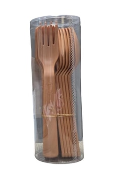 Hobby 6'lı Çatal + Kaşık + Bıçak Seti Kahverengi