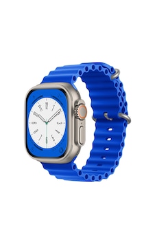 Forzacase Apple Uyumlu Watch Ultra 2 49mm İçin Oluklu Ocean Silikon Kordon Kayış - Fc007 Mavi Forzacase Apple Uyumlu Watch Ultra 2 49mm İçin Oluklu Ocean Silikon Kordon Kayış - Fc007 Mavi