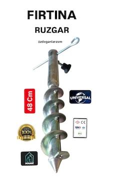 Xxxxl Plaj Bahçe Kamp Şemsiye Kazığı 48 Cm