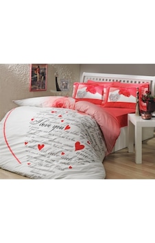 Hobby Poplin Akfil Nevresim Takımı Angela Kırmızı V2 Çift Kişilik Beyaz - Kırmızı Hobby Poplin Akfil Nevresim Takımı Angela Kırmızı V2 Çift Kişilik Beyaz - Kırmızı