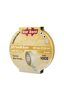 Her Bant Çift Taraflı Bant 18mmx25mt Diğer