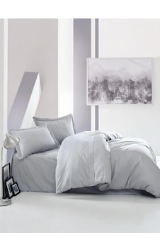 Cotton Box Elegant Saten Tek Kişilik Nevresim Takımı Gri Gri Cotton Box Elegant Saten Tek Kişilik Nevresim Takımı Gri Gri