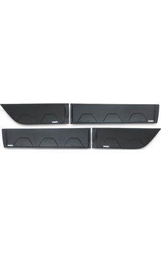 Dacıa Sandero 2012 Set 4 Parça Kapı Kaplama Siyah Mat Asa Kum Desen Standart