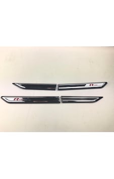 Space Vw Rline Çamurluk Logosu Arması Amblemi 4 Adet Kırmızı Yacı131 Space Vw Rline Çamurluk Logosu Arması Amblemi 4 Adet Kırmızı Yacı131