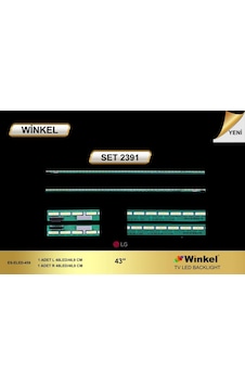 Winkel Tv Led Bar 2391 2 Li Çubuk-43lx540s,43se3kb,43uf7787-eled459- Winkel Tv Led Bar 2391 2 Li Çubuk-43lx540s,43se3kb,43uf7787-eled459-