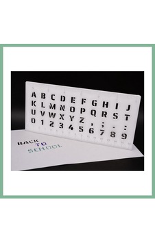 Bşkvirgo 3d Baskı Alfabe, Rakam Ve Cetvel Şablonu - Yazı Çizim Kalıbı - Beyaz Bsk2026 Diğer Bşkvirgo 3d Baskı Alfabe, Rakam Ve Cetvel Şablonu - Yazı Çizim Kalıbı - Beyaz Bsk2026 Diğer