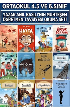 Ortaokuk 4.5.ve6.sınıf Anıl Basılı Sevilenler Serisi Öğrtemen Tavsiyesi 12 Kitap Set Ortaokuk 4.5.ve6.sınıf Anıl Basılı Sevilenler Serisi Öğrtemen Tavsiyesi 12 Kitap Set