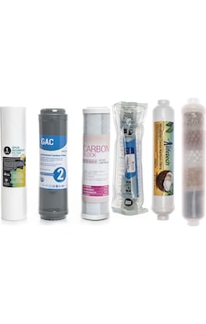 Sulook Açık Kasa Su Arıtma Cihazlarına Uyumlu 6'lı Filtre Seti 10 Aşamalı Lg Membranlı Sulook Açık Kasa Su Arıtma Cihazlarına Uyumlu 6'lı Filtre Seti 10 Aşamalı Lg Membranlı