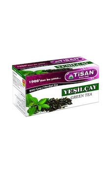 Tisan Yeşilçay Bitki Süzen Poşet Çay 20'li Tisan Yeşilçay Bitki Süzen Poşet Çay 20'li