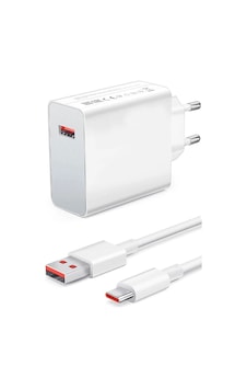 Turbo Hızlı Duvar Şarj Aleti 120w Usb-a Ve 1m A-c Kablo Turbo Hızlı Duvar Şarj Aleti 120w Usb-a Ve 1m A-c Kablo