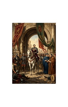 Fetih Kapısında Atlı Fatih Sultan Dekoratif Kanvas - Mdf Ahşap Tablo Çok Renkli Fetih Kapısında Atlı Fatih Sultan Dekoratif Kanvas - Mdf Ahşap Tablo Çok Renkli
