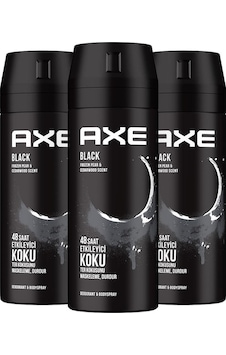 Axe Black Erkek Sprey Deodorant 3 x 150 ML