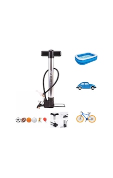 Lastik Hava Şişirme Pompası Motor-bisiklet-top-bot-havuz Gümüş Lastik Hava Şişirme Pompası Motor-bisiklet-top-bot-havuz Gümüş