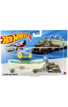 Hot Wheels Super Rigs Scrubba Dub Driver Diecast Car Blue Duck Mavİ Hot Wheels Super Rigs Scrubba Dub Driver Diecast Car Blue Duck Mavİ