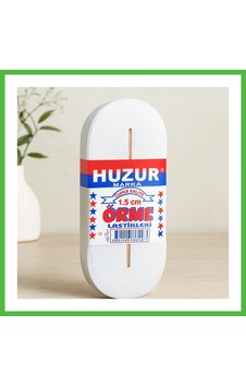 Vaveni Paça Lastik Yassı 1.5 Cm Beyaz - 10 M Arz Vaveni Paça Lastik Yassı 1.5 Cm Beyaz - 10 M Arz