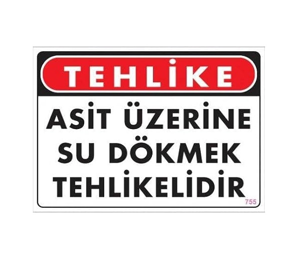 Katar Asit Üzerinde Su Dökmek Tehlikelidir Katar Asit Üzerinde Su Dökmek Tehlikelidir