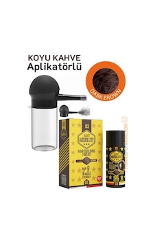 Modacar Aplikatörlü Saç Dolgunlaştırıcı Fiber Topik Toz Koyu Ton Kahverengi Modacar Aplikatörlü Saç Dolgunlaştırıcı Fiber Topik Toz Koyu Ton Kahverengi