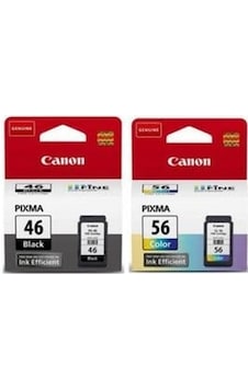 Canon Pg 46 Siyah Cl 56 Renkli Kartuş Seti Canon Pg 46 Siyah Cl 56 Renkli Kartuş Seti