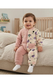 Tuffy Kids Kız Bebek Pembe Ekru Kelebek Desenli Fermuarlı Tulum Çok Renkli Tuffy Kids Kız Bebek Pembe Ekru Kelebek Desenli Fermuarlı Tulum Çok Renkli