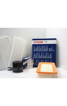 Hyundai Getz 1.3 1.4 Bosch +Waben Polen Filtre Bakım Set 2003-2011 Hyundai Getz 1.3 1.4 Bosch +Waben Polen Filtre Bakım Set 2003-2011
