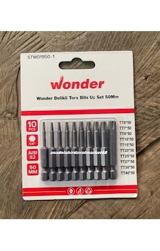 Wonder Mıknatıslı Tork Uç Seti Tork Uç Takımı T6mm Den T40 Kadar 10pcs Wonder Mıknatıslı Tork Uç Seti Tork Uç Takımı T6mm Den T40 Kadar 10pcs