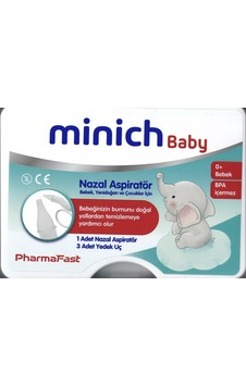 Minich Baby Nazal Aspirator + 3 Yedek Uç