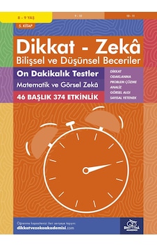 On Dakikalık Testler - Matematik ve Görsel Zekâ 8 - 9 Yaş - Bil On Dakikalık Testler - Matematik ve Görsel Zekâ 8 - 9 Yaş - Bil