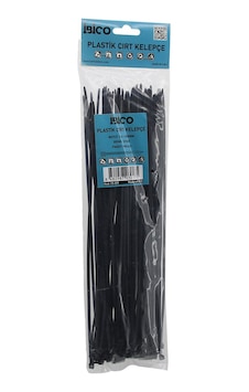 Go İthalat Siyah 3.6x300mm Plastik Cırt Kelepçe 100pcs 100 Adet - Siyah Go İthalat Siyah 3.6x300mm Plastik Cırt Kelepçe 100pcs 100 Adet - Siyah
